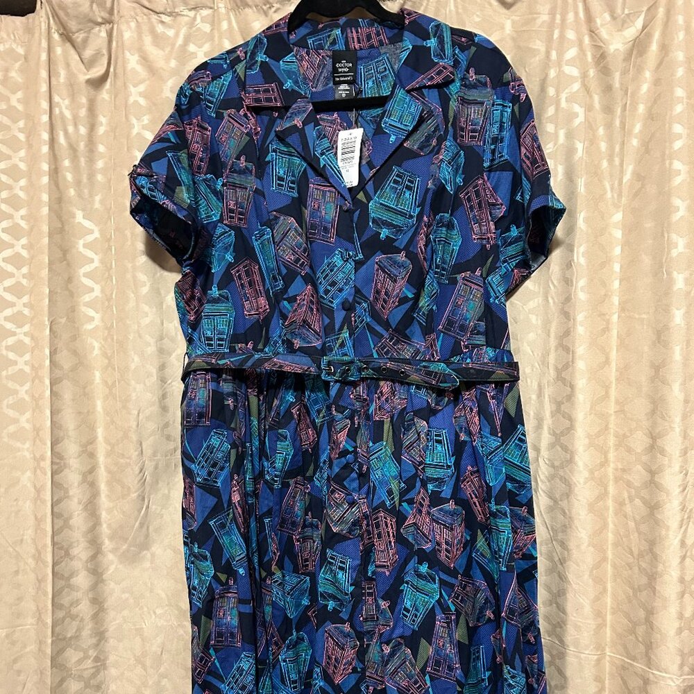 Her Universe TORRID Doctor Who Plus Size Retro Dress Size 18